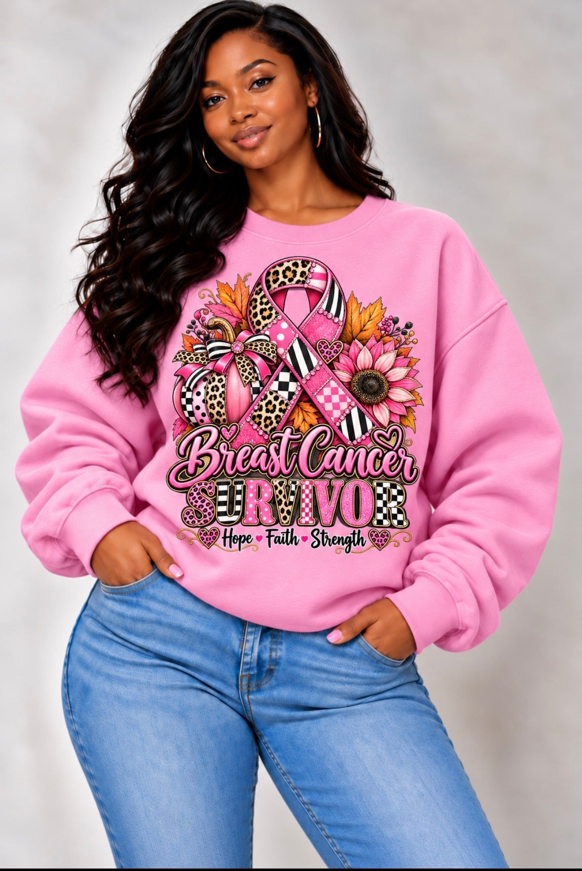 Pinktober Breast Cancer Awareness Sweatshirt – Choose Your Design | Limited Edition