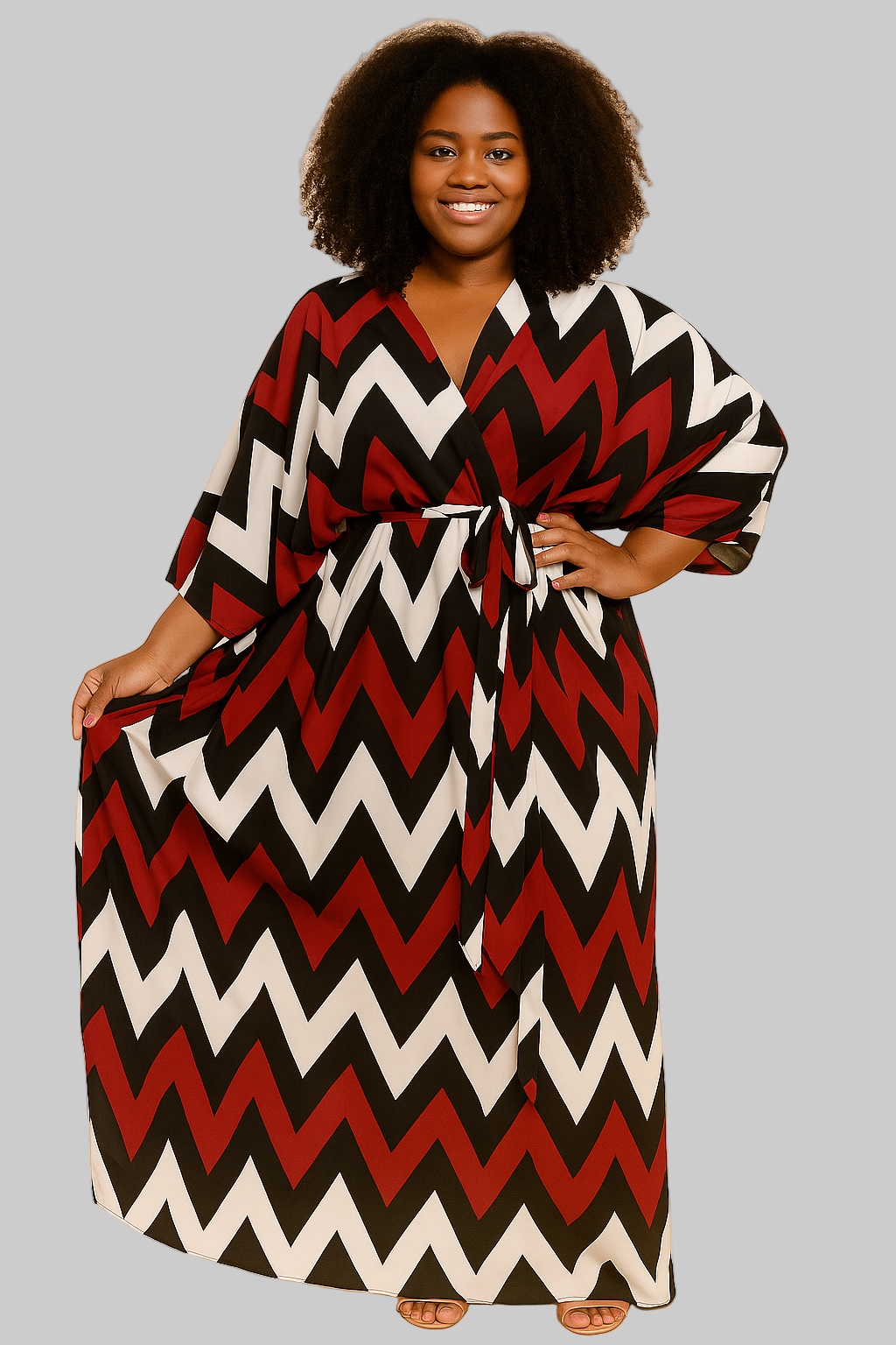 Bold Moves Maxi Dress – One Size Fits Most