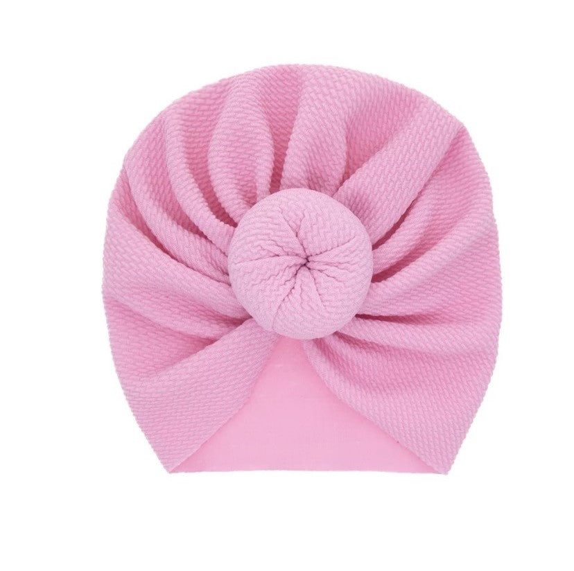 Mixed Color Turban Bow Headwrap Set for Newborns & Toddlers (6-Pack)