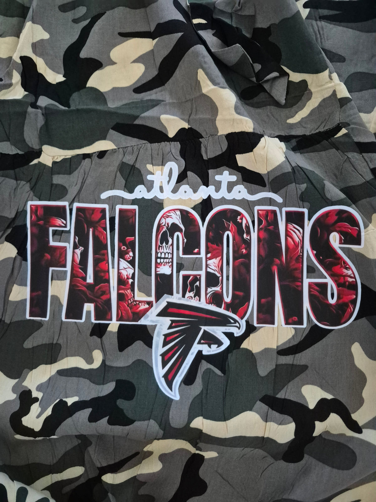 Command the Vibe Camo Palazzo Pants Medium