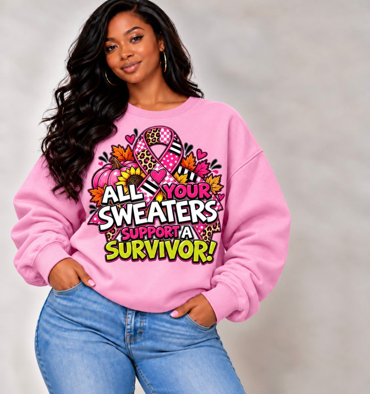 Pinktober Breast Cancer Awareness Sweatshirt – Choose Your Design | Limited Edition