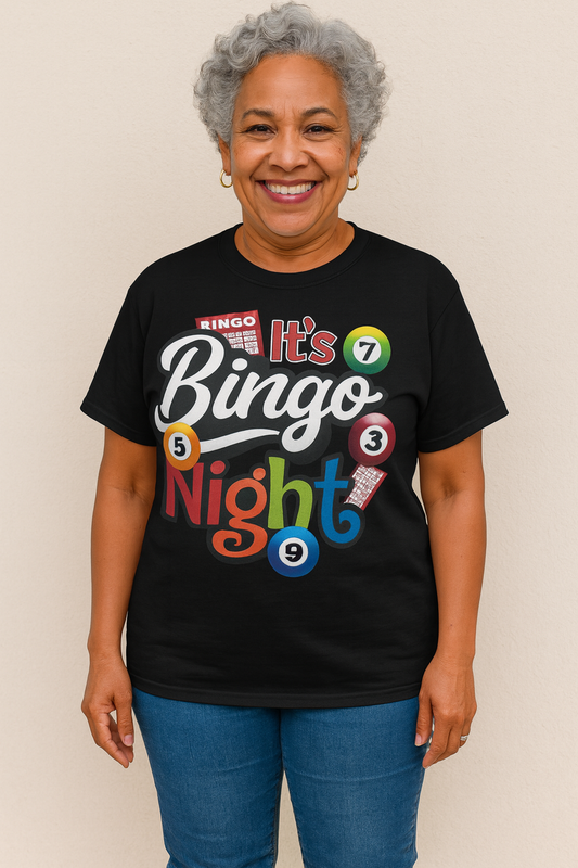 It’s Bingo Night Graphic Tee  – Fun Game Night Shirt