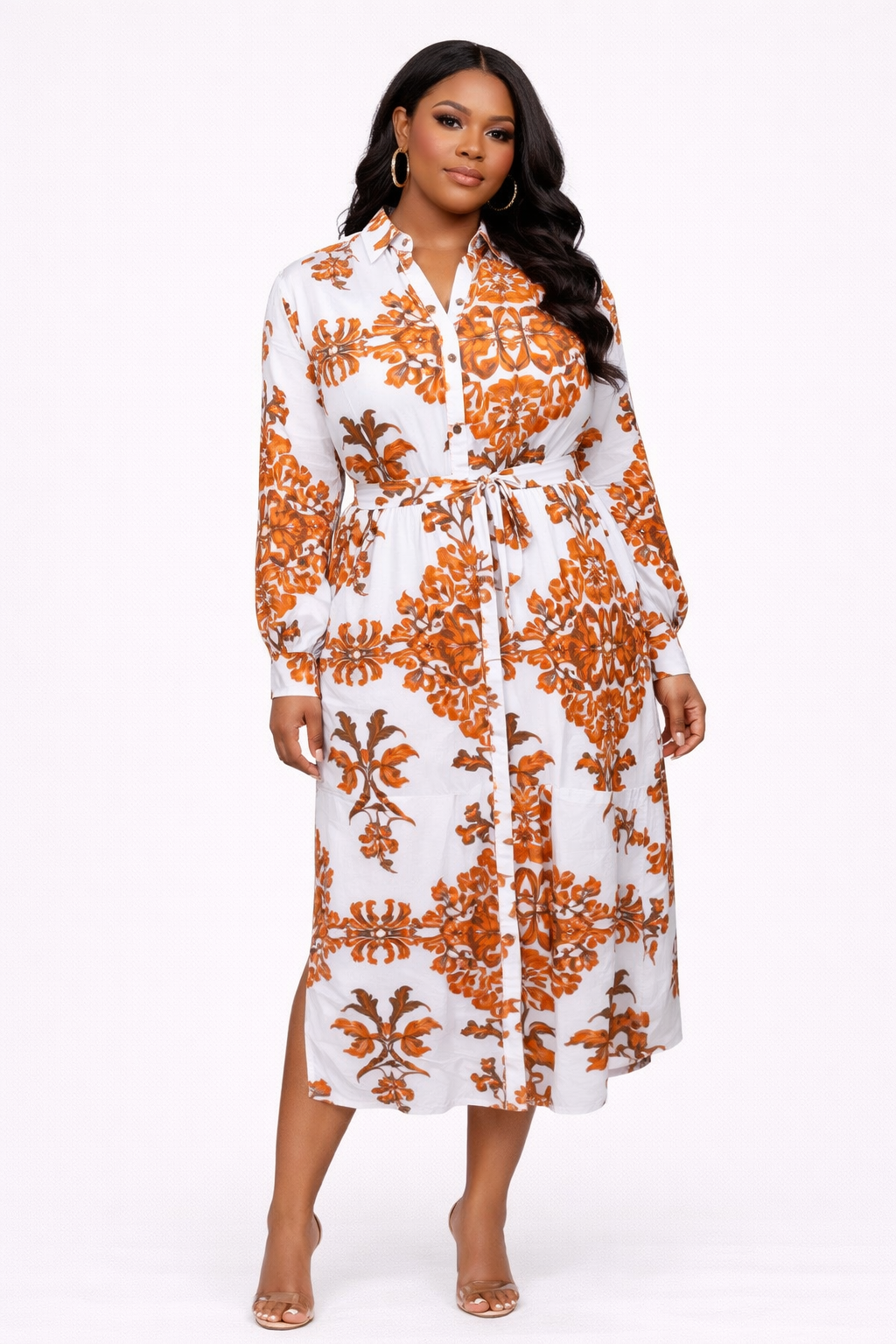 Maddie Luxe Button-Down Maxi Dress – Twinslocedattwo