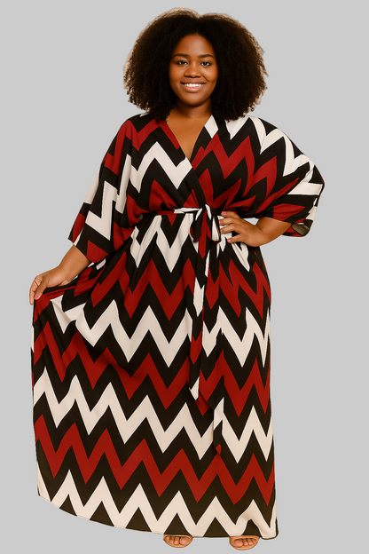 Bold Moves Maxi Dress – One Size Fits Most