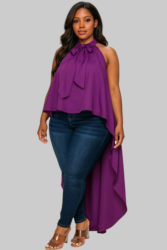 "Ruffled Flare Babydoll Top"