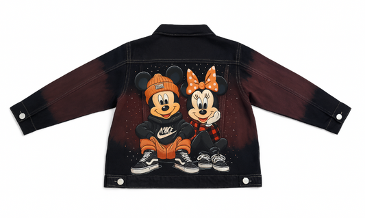 Vibes Patchwork Denim Jacket
