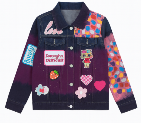Superpower Patchwork Denim Jacket