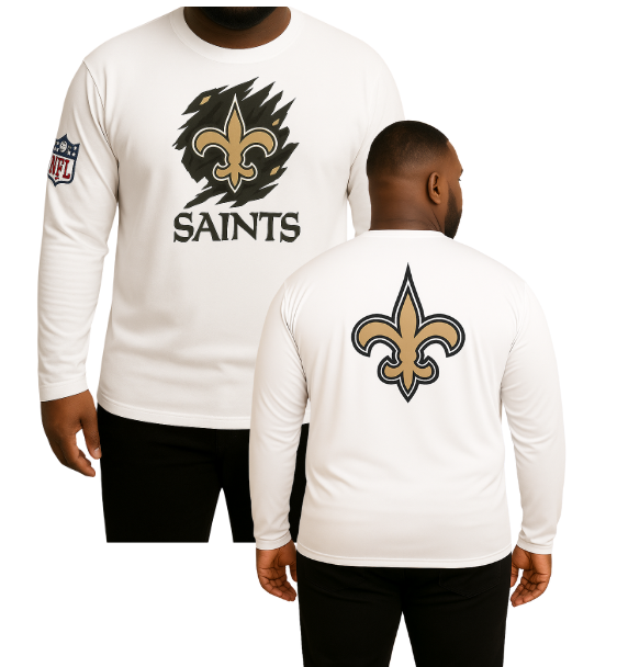 Men’s Black Long Sleeve Gold Crest Graphic Tee