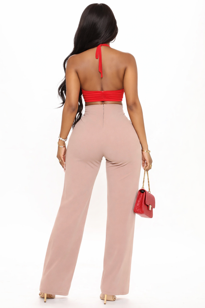 Tall Girl Chic High-Waist Wide-Leg Pants