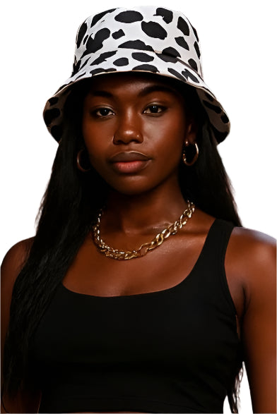 Cow Print Bucket Hats