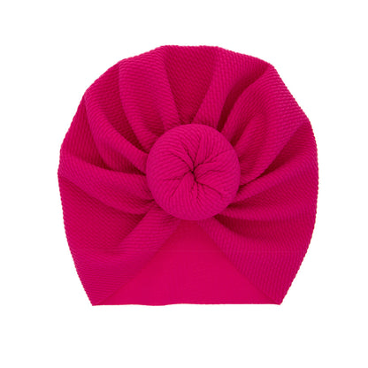 Mixed Color Turban Bow Headwrap Set for Newborns & Toddlers (6-Pack)
