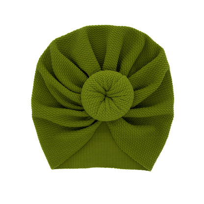Mixed Color Turban Bow Headwrap Set for Newborns & Toddlers (6-Pack)