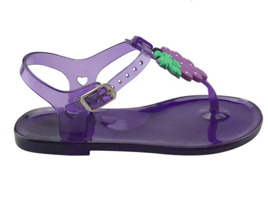 Purple Jelly Grape Sandals for Toddlers